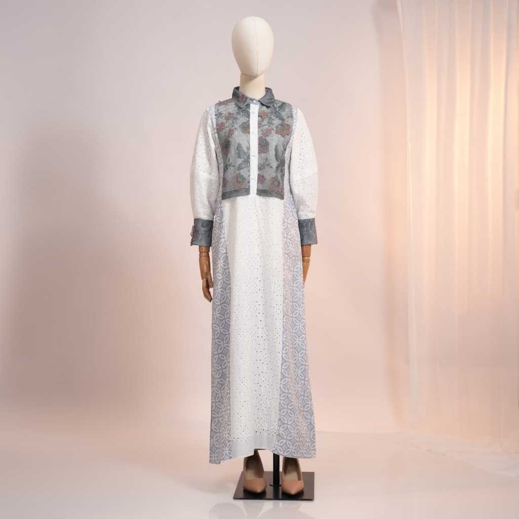 Sovinska_Maya Silver Batik Brukat Set Couple Edition