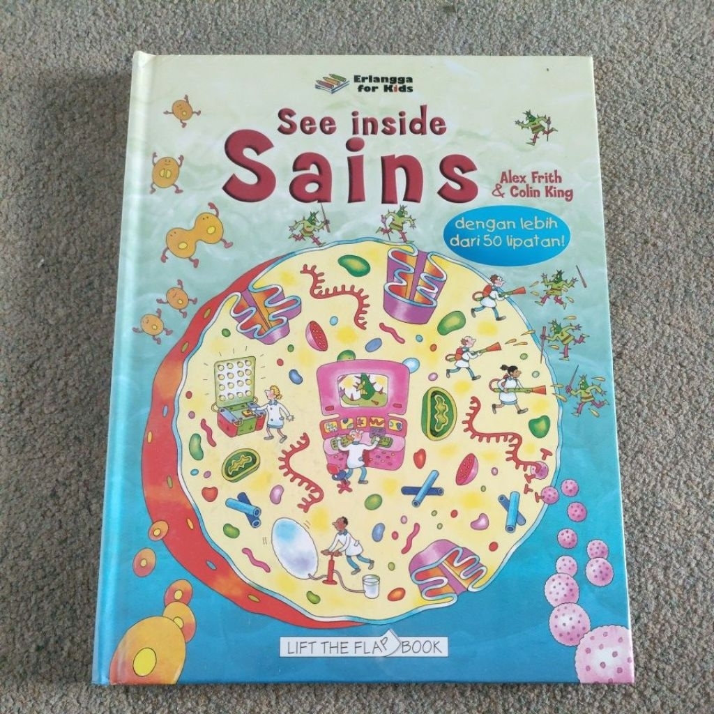 See inside sains original by Erlangga for kids