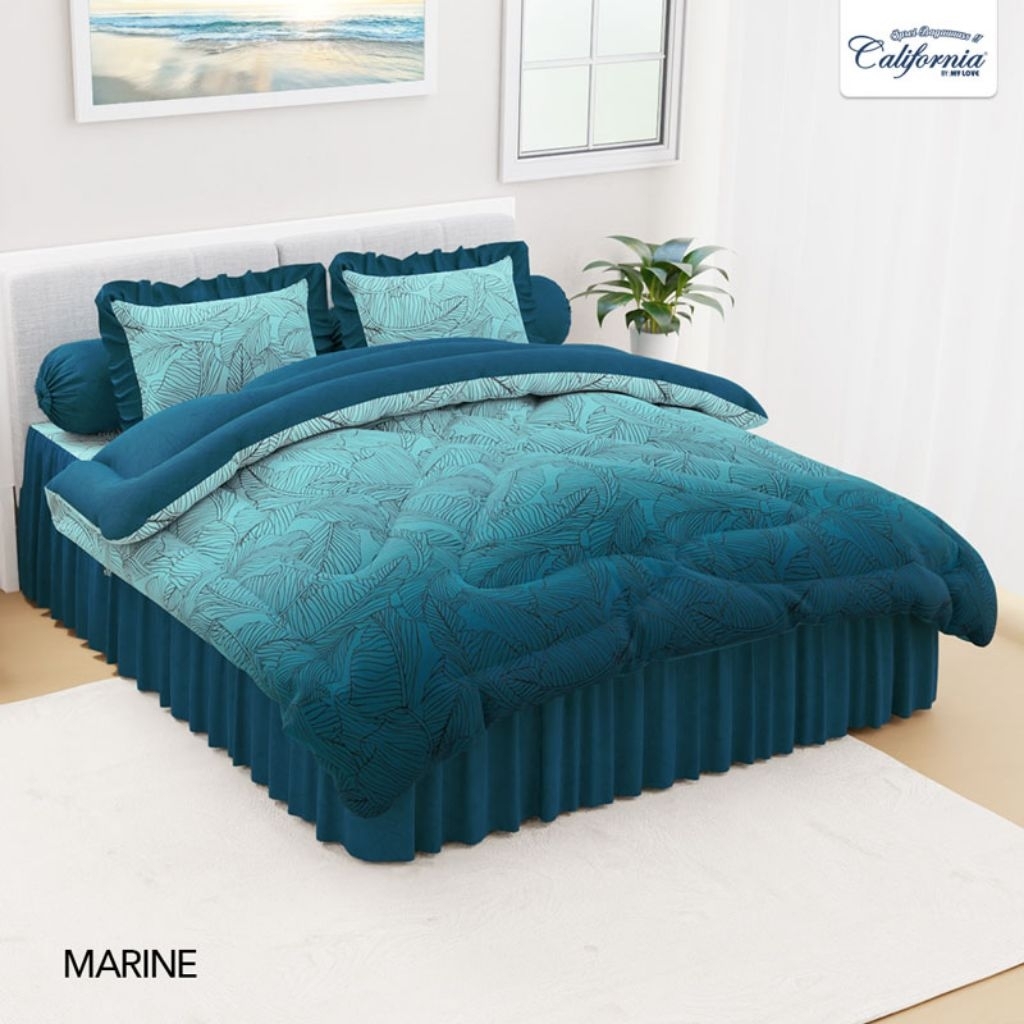 Bed Cover California Original Sprei Rumbai King dan Queen Etalase 1