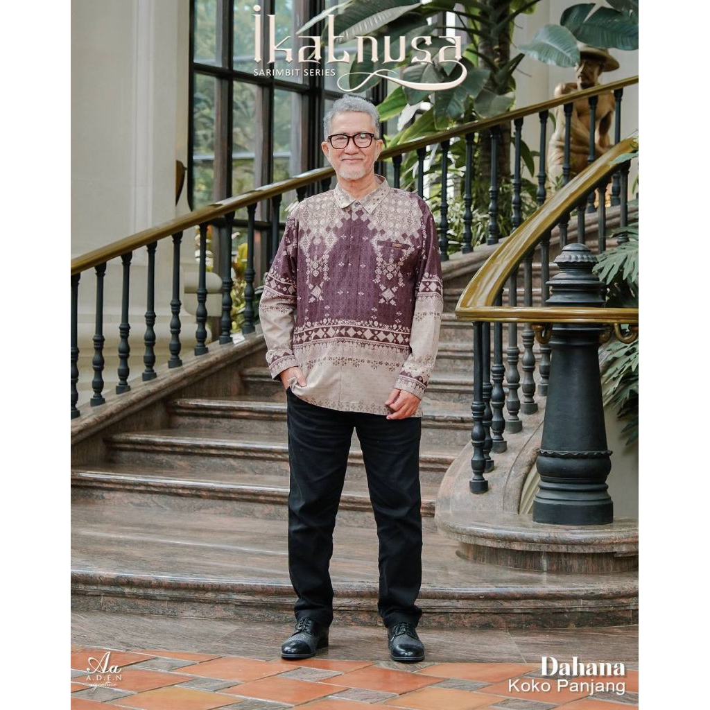 IKAT NUSA KOKO DAD LENGAN PANJANG BY ADEN SIGNATURE
