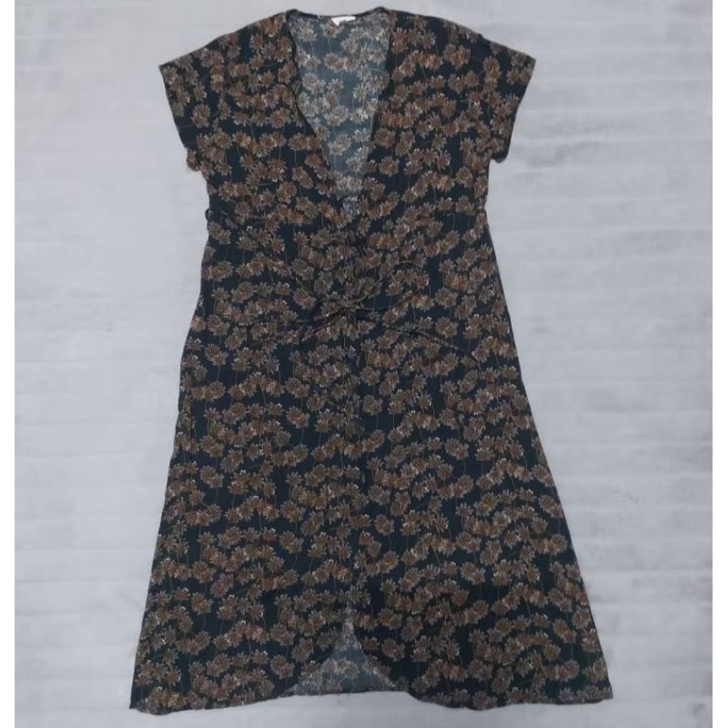 Maxi Dress / Long Outer Wanita Motif Bunga Lolliestory