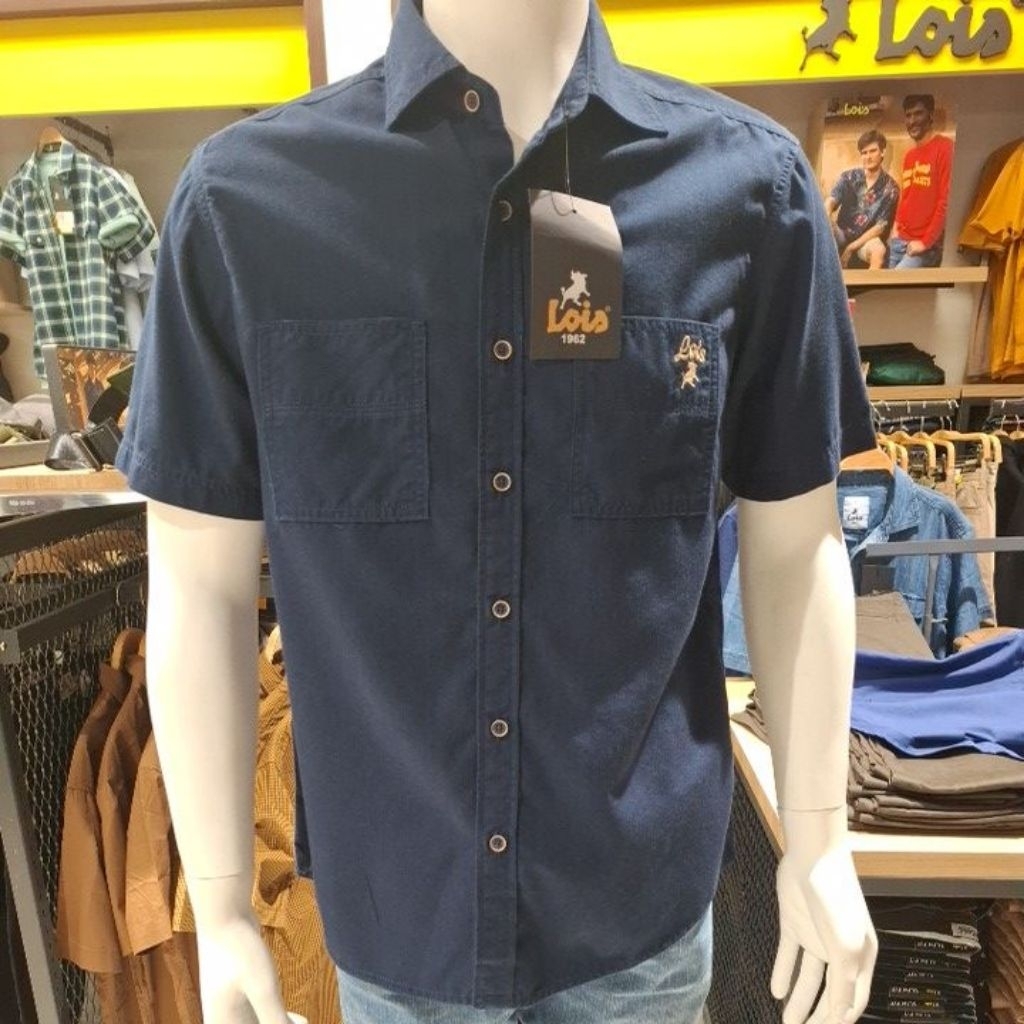 LOIS KEMEJA PRIA 100% ORIGINAL SLIMFIT