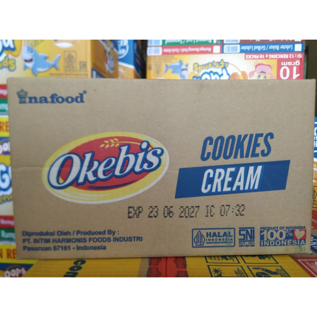 INAFOOD OKEBIS COOKIES CREAM 1 DUS