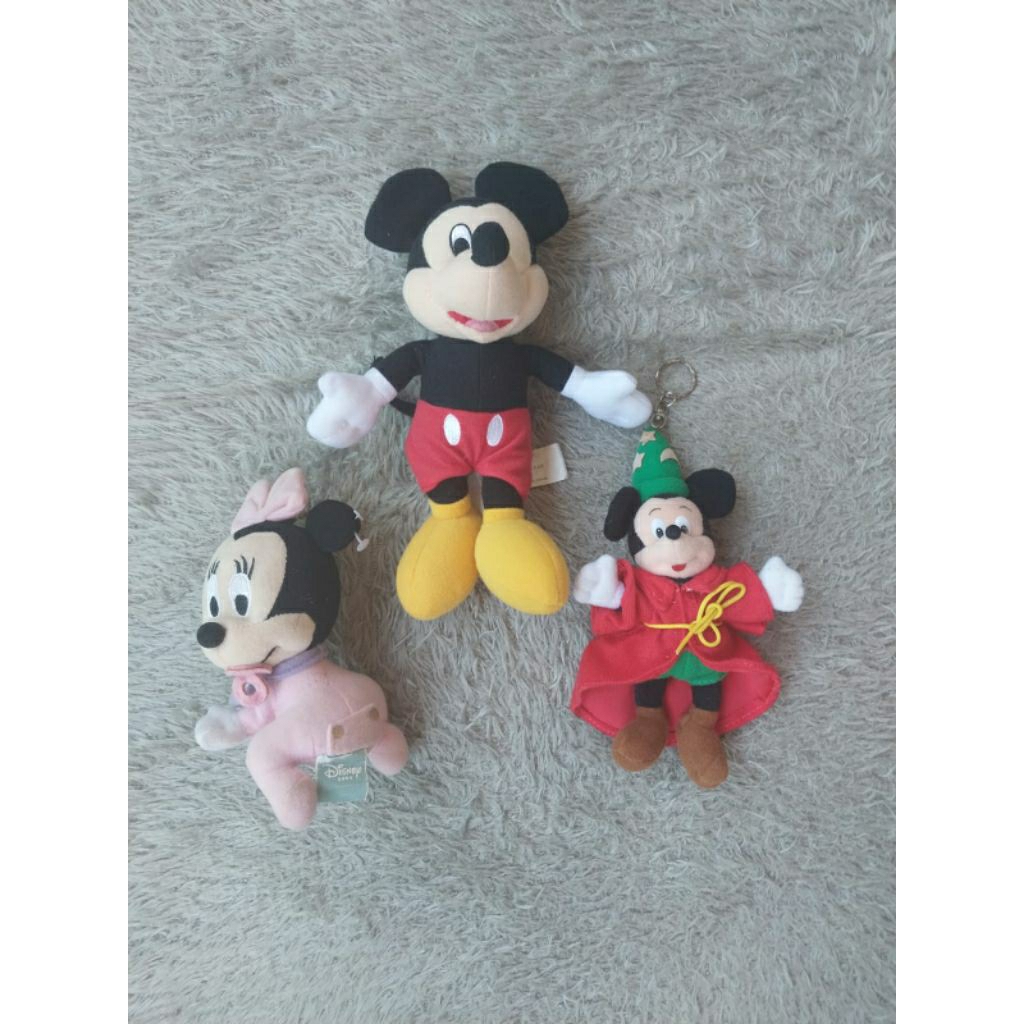 Boneka Karakter Mickey dan Minny Mouse