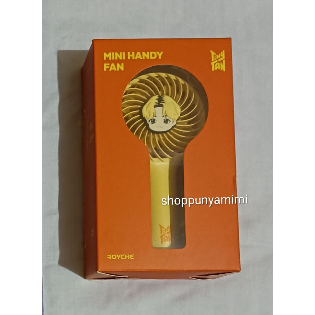 MERCH Official Mini Handy Fan Tinytan Jhope bts bangtan ofc kipas royche tiny tan jung hoseok hobi