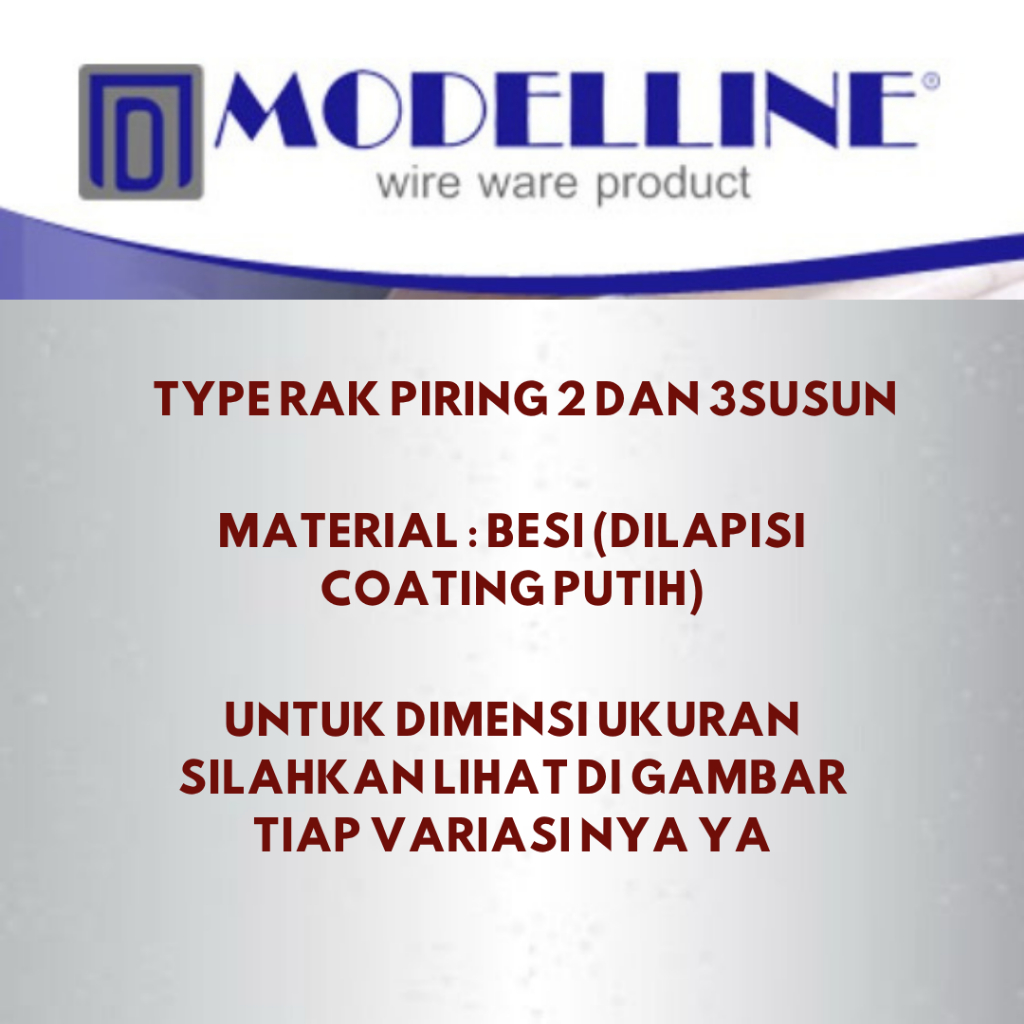 Rak Piring Gelas Mini 2 Susun Tatakan B 30 ME MED MED+T B 30MEG B 30MEG+CIS Modelline