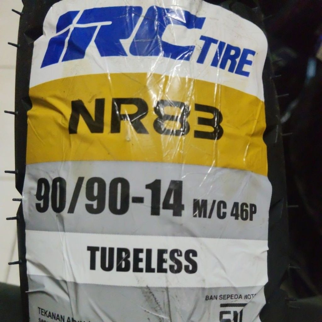 BAN IRC RING 14 90/90, TUBELES
