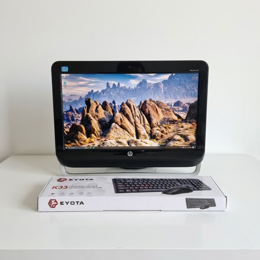 pc all in one merk HP core i3 siap pakai
