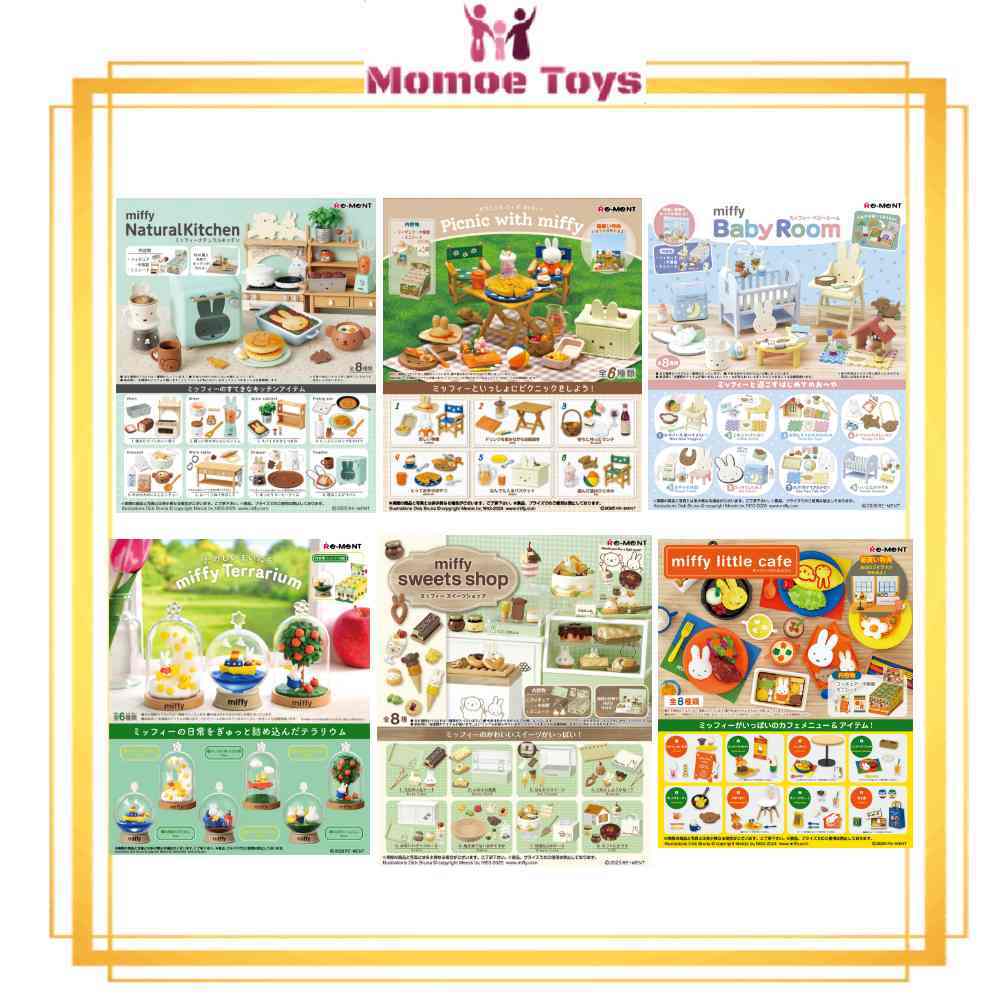 Re-ment Miniature Miffy / Re-ment Miffy Sweets Shop / Re-ment Miffy and Friends Collection of Words 