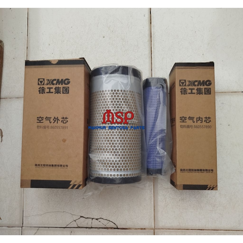 FILTER UDARA XCMG XE60GA/XE60DA/XE60GPRO 860557890+860557891
