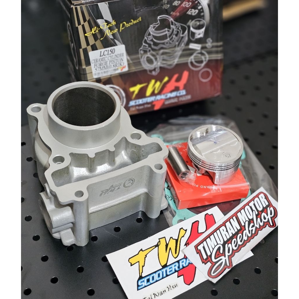 CYLINDER BLOK TWH RACING MX - MX KING - VIXION 57 MM CERAMIC