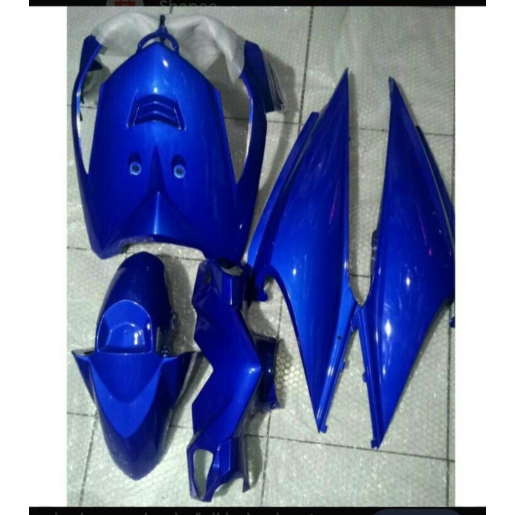 body halus Honda beat karbu warna Moonlight blue/biru candy