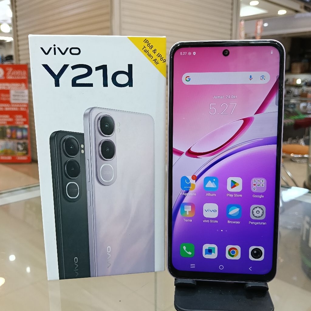VIVO Y21D 6/128 VIVO Y 21D 6/128 SECOND BEKAS GARANSI PANJANG