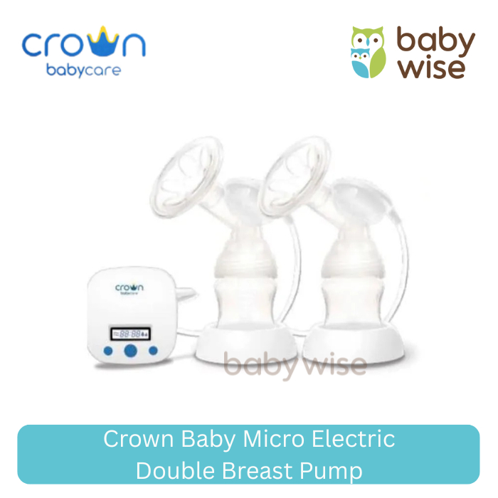 Crown Baby Micro Electric Double Breast Pump - Pompa ASI Elektrik