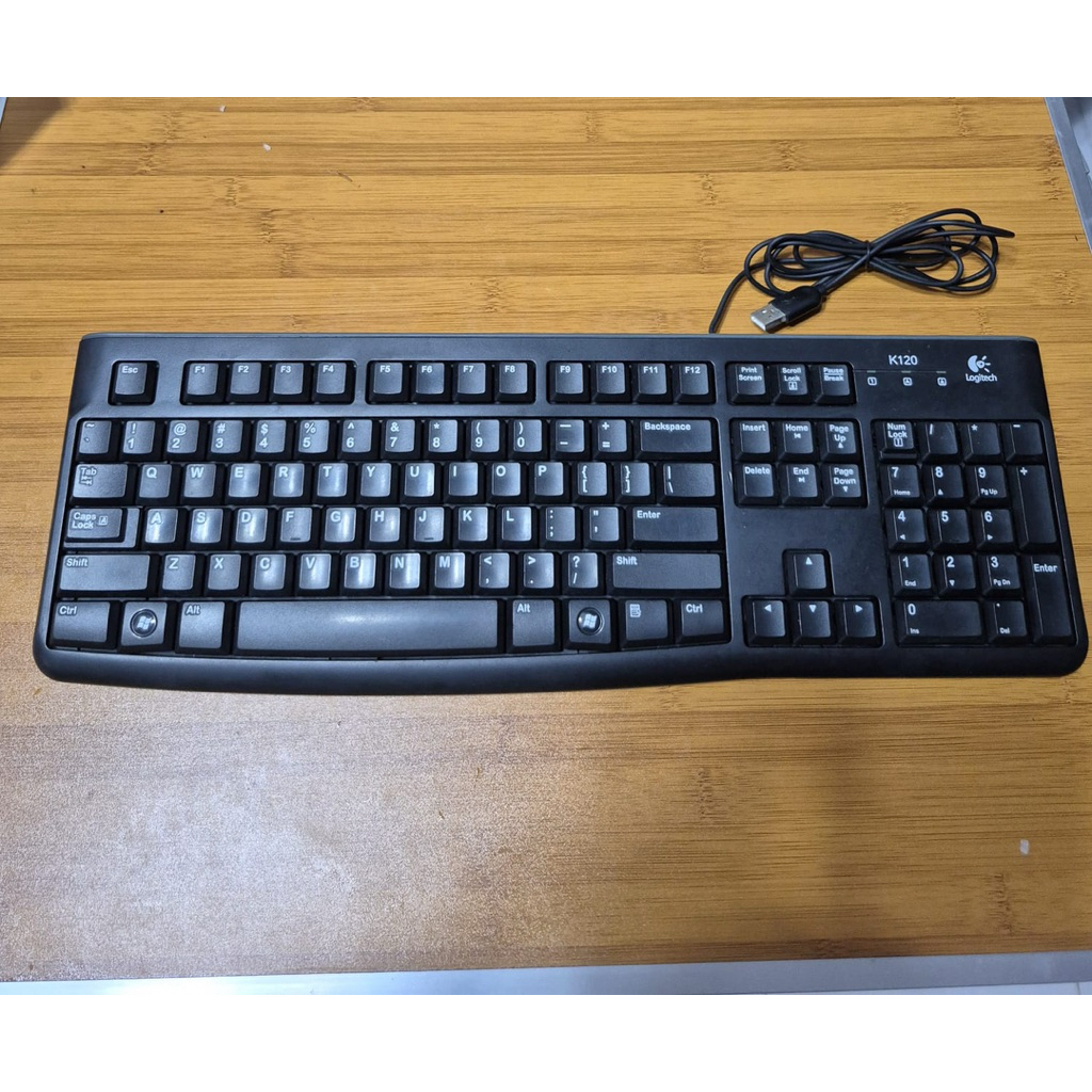 Logitech K120 Keyboard Kabel Usb-Preloved