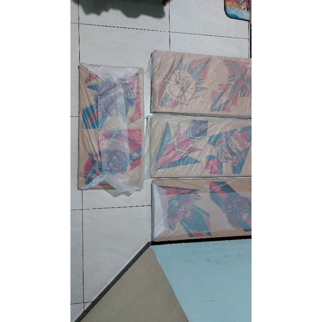Kertas layangan tisu coklat 2 warna