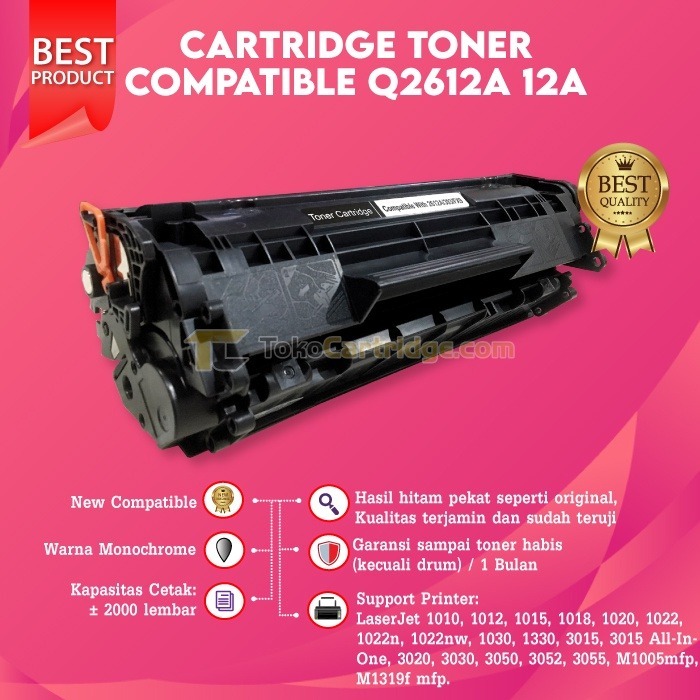 Toner Cartridge  Xantri  HP 12A Premium Grade