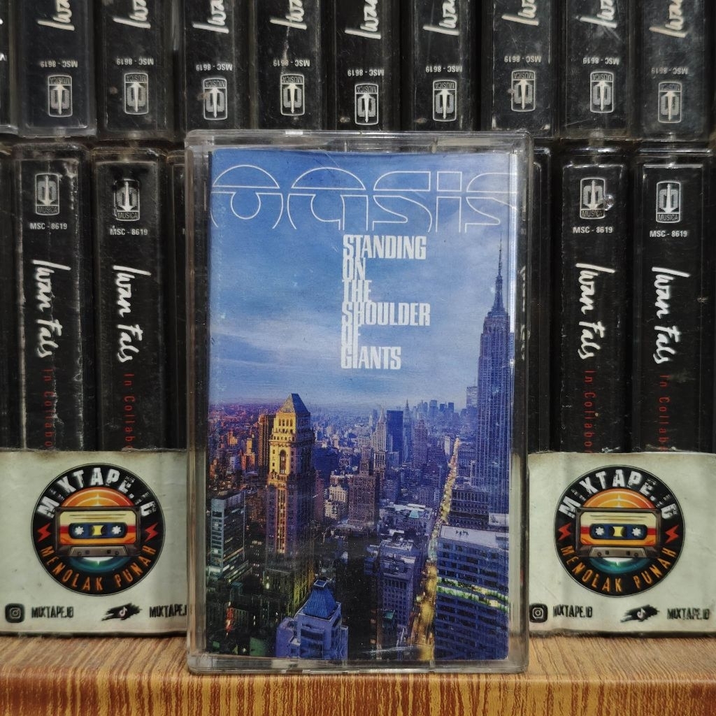 Kaset - Oasis - Standing On The Shoulder of Giants - Radio Tape - Kaset Pita - Radio - Pemutar Kaset
