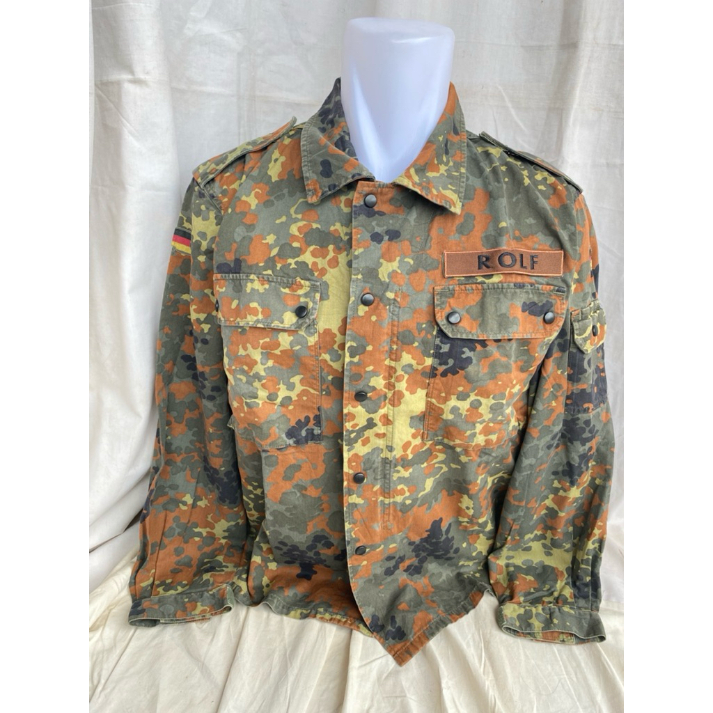 Kemeja BDU Camo Loreng Flecktarn Tentara Jerman Army Original (34)