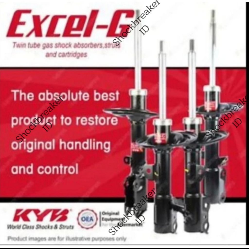 Shockbreaker Shock Depan+Belakang Toyota Camry Hybrid Tahun 2013-2020 OEM KYB EXCEL-G