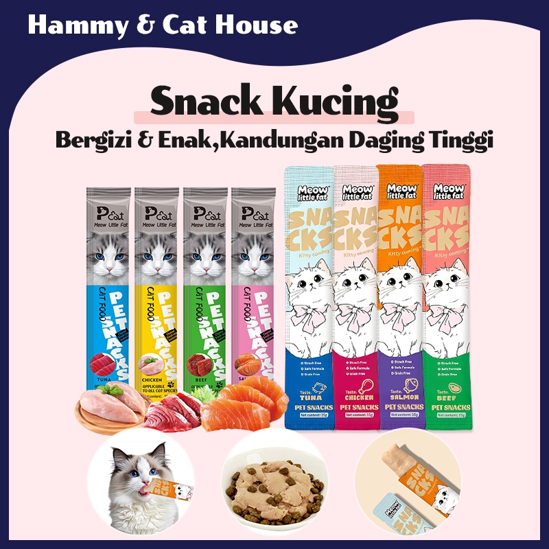 Camilan Kucing Creamy Treats Snack Kucing Cemilan Penggemuk Kucing