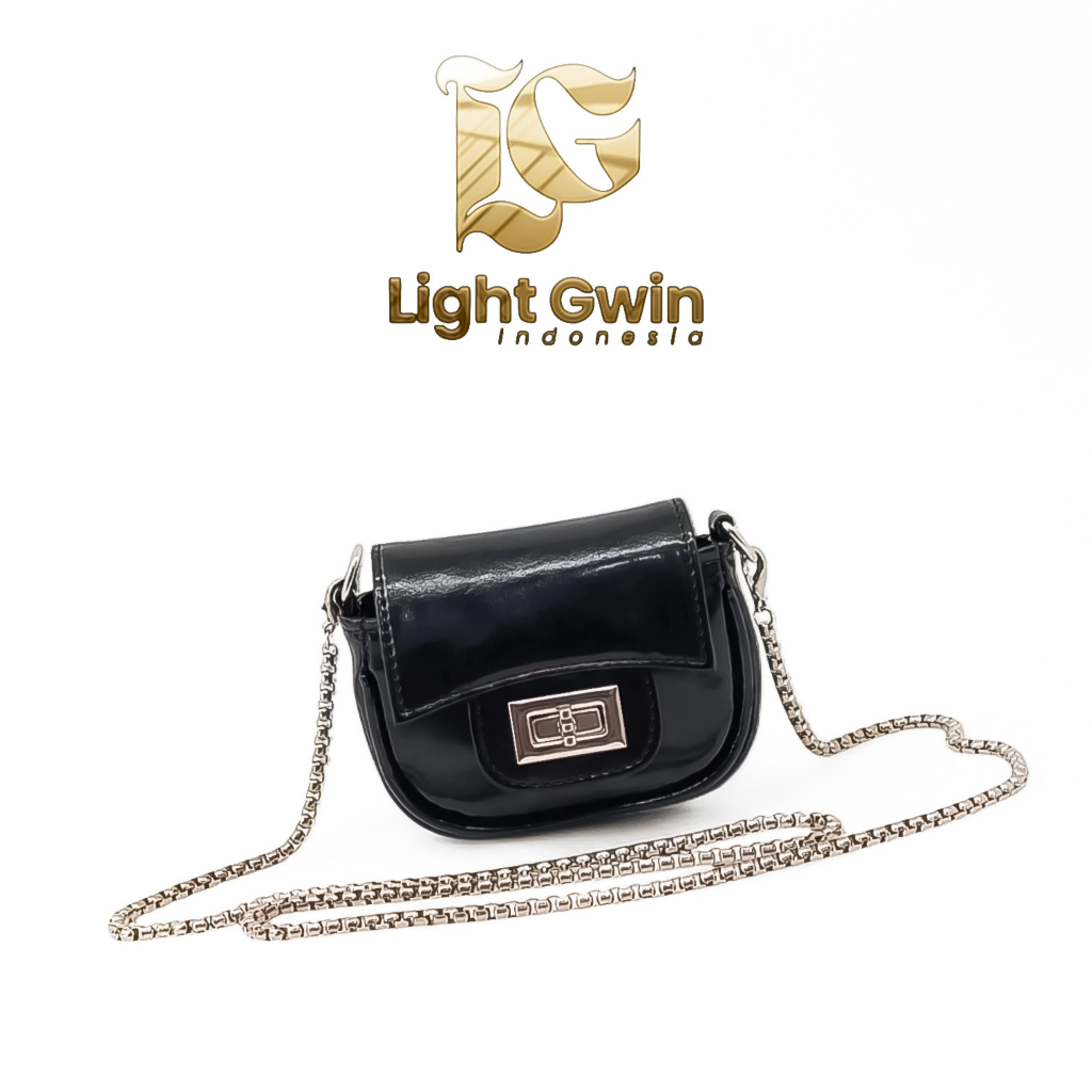 Tas Mini Light Gwin Nude Rantai Gold Uk 10cm Keliatan Mahal Budget Murah
