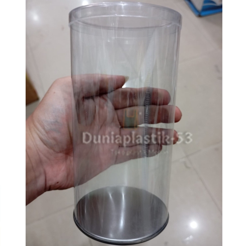 Tabung Mika Alas Kaleng / Toples Mika kue kering / Toples Souvenir / Tabung PET