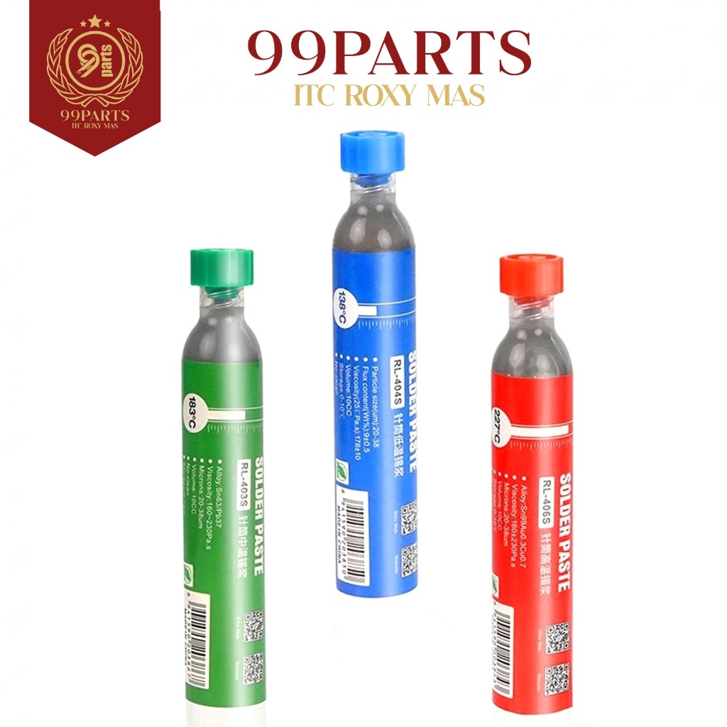 99SPS - Timah Pasta Relife RL-403S 183 Derajat (10CC) / Timah Pasta Relife RL-404S 138° Low Temperat