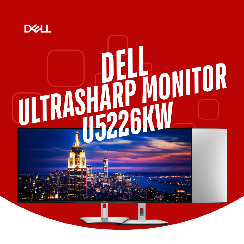 Dell Monitor U5226KW | UltraSharp 52” | 5K2K |120Hz | IPS | Black Thunderbolt 4 Hub | Dell Monitor