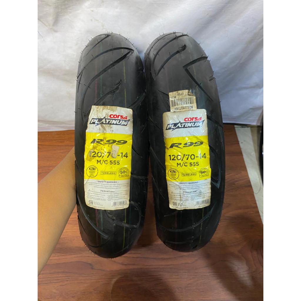 Ban Tubeless Motor Matic Corsa R99 120/70-14 Ban Belakang PCX, Aerox, Vario Murah