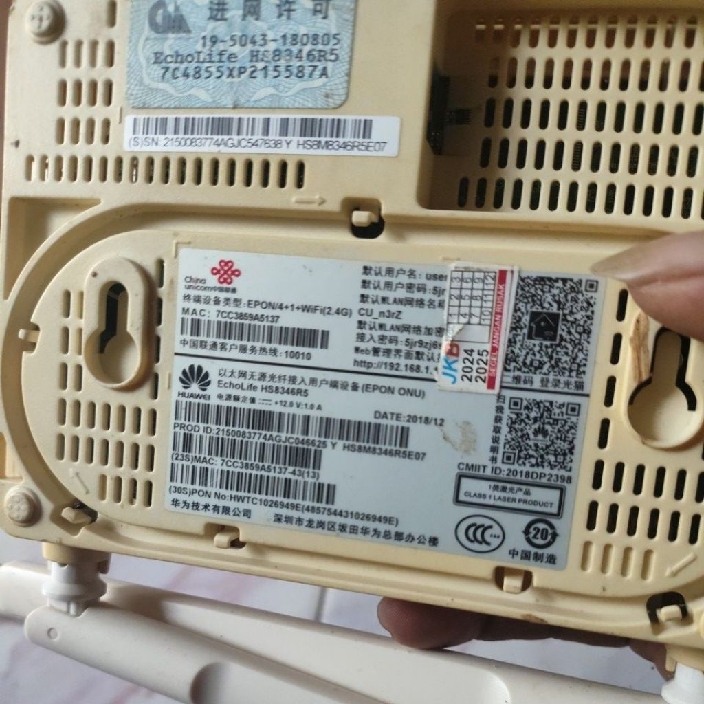 Epon Huawei Bekas | Router Bekas Original Bonus Adaptor
