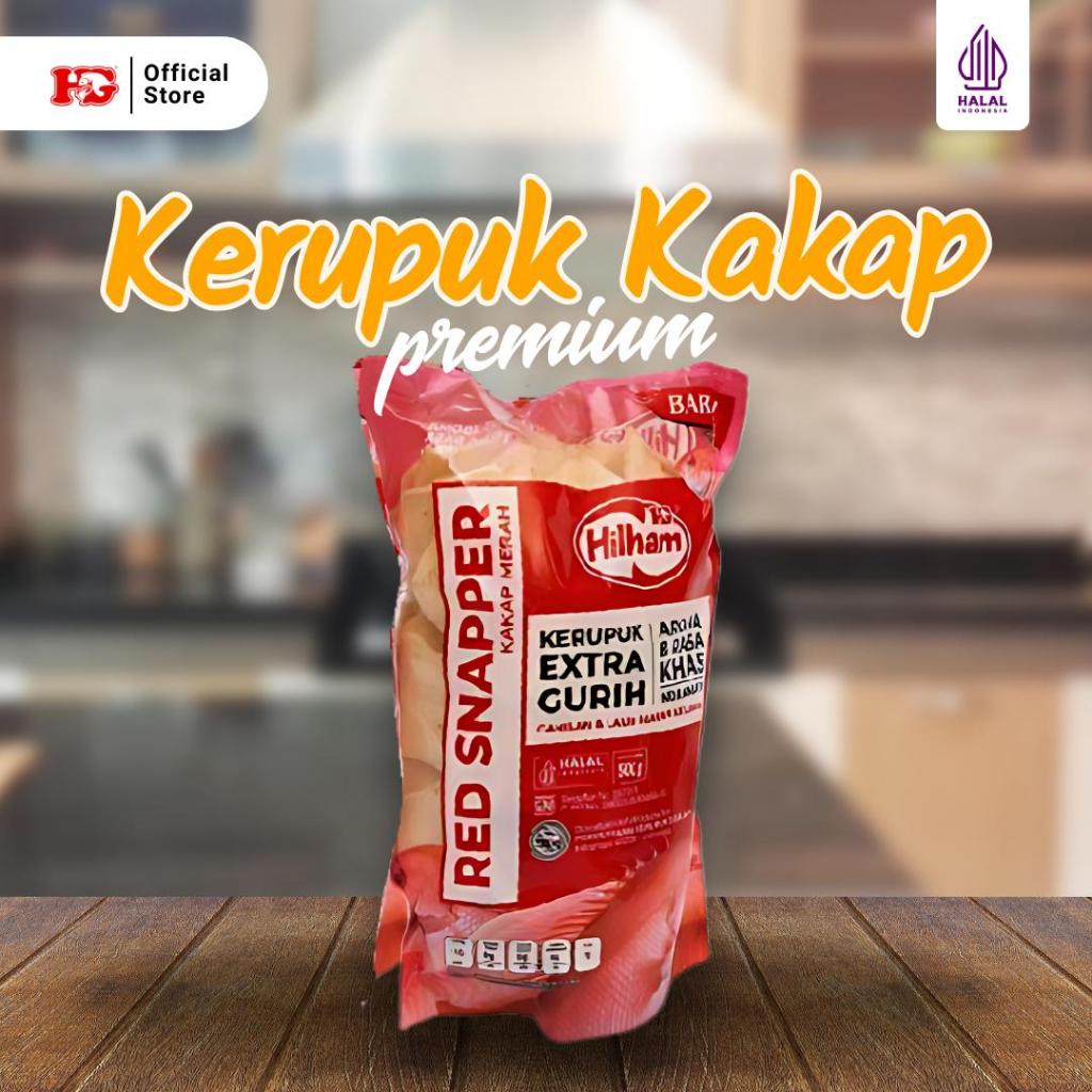 Kerupuk Hilham Ikan Kakap Merah 500 gram