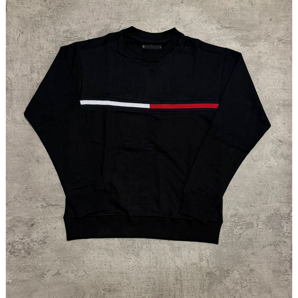 Crewneck Branded Aplikasi Pita//Crewneck Unisex//Crewneck Branded TM Aplikasi