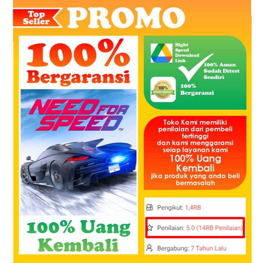 [PROMO BELI 1 GRATIS 1] Need for Speed™ No Limits Bergaransi
