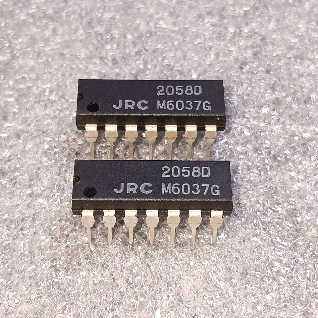 IC NJM2058D Quad Op-Amp Bipolar Input Original JRC