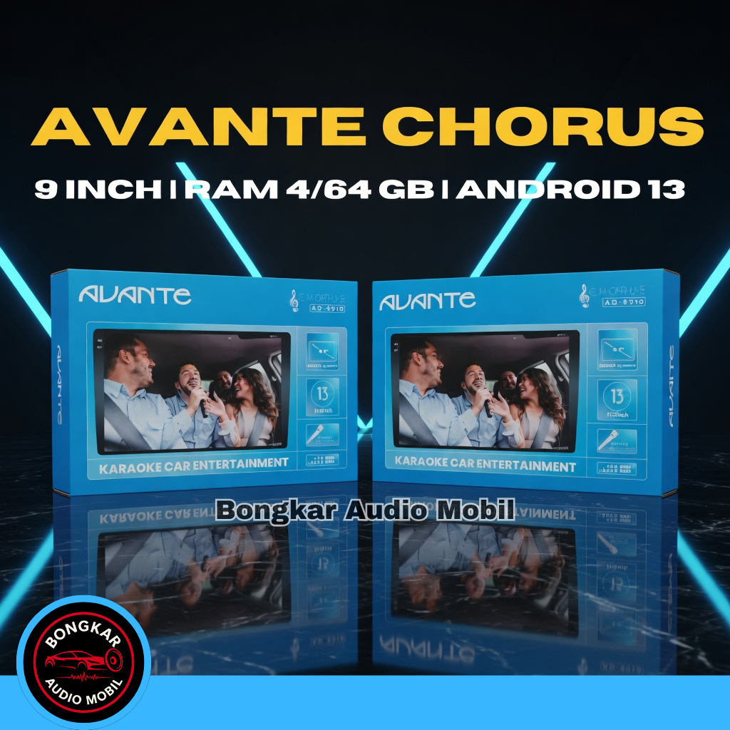 Avante AD-9910 Chorus 9 inch RAM 4 ROM 64 KARAOKE - Head Unit Android