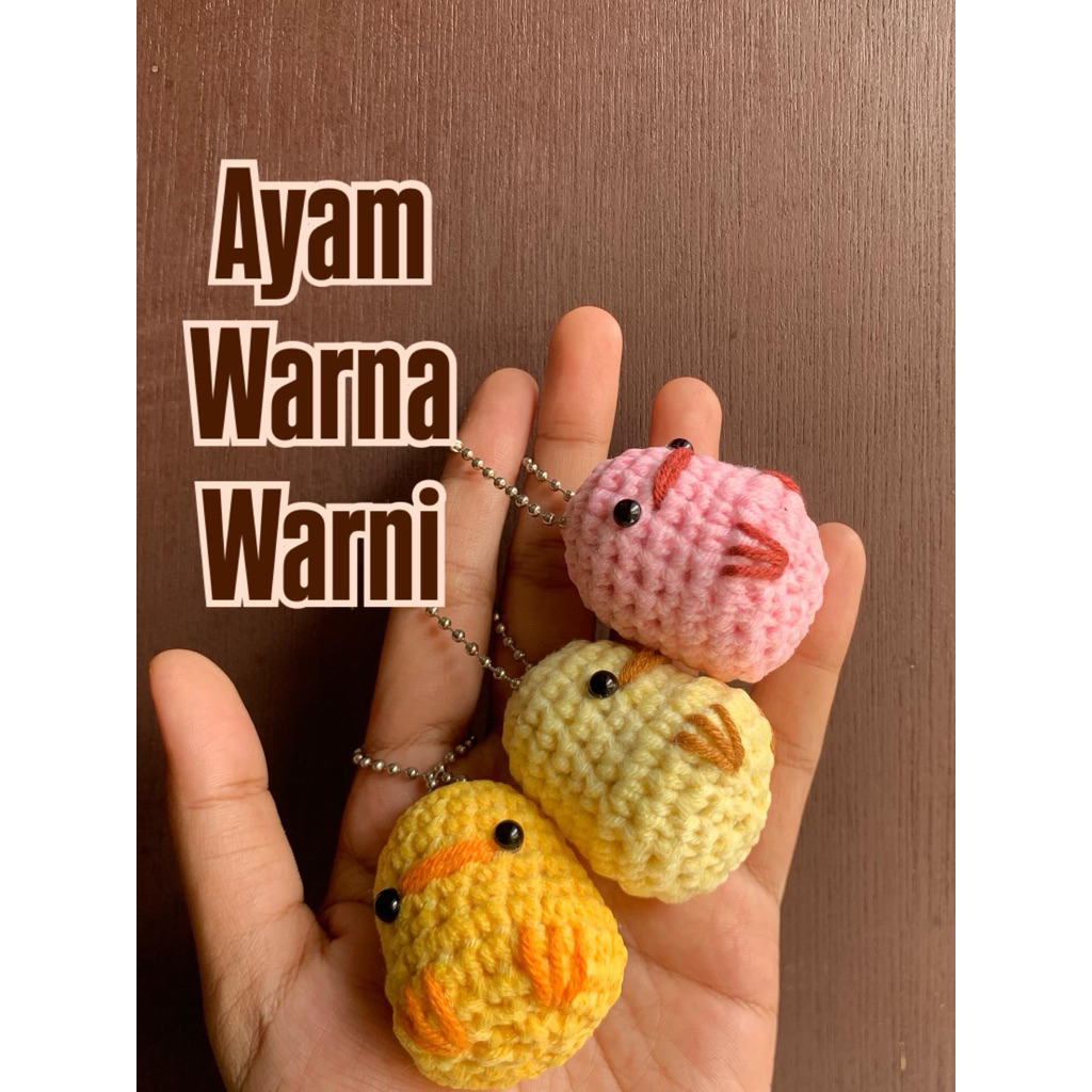 Rajutan ayam mini, soot sprite