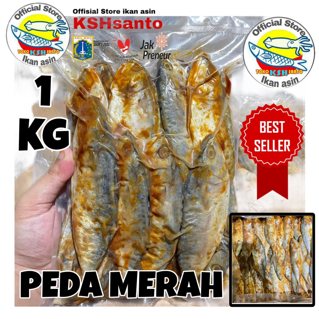 Ikan asin peda merah-1kg