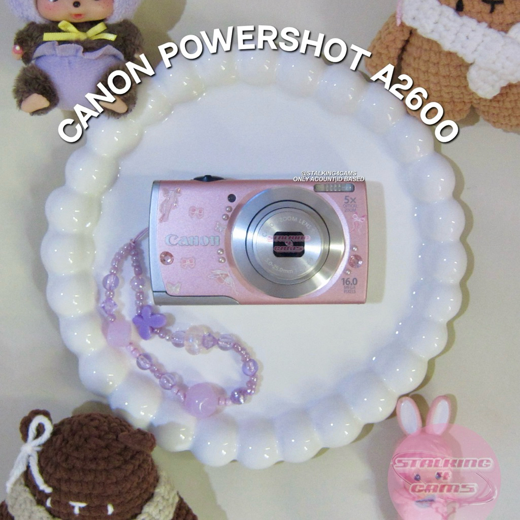 canon powershot a2600 baby pink digicam digital camera