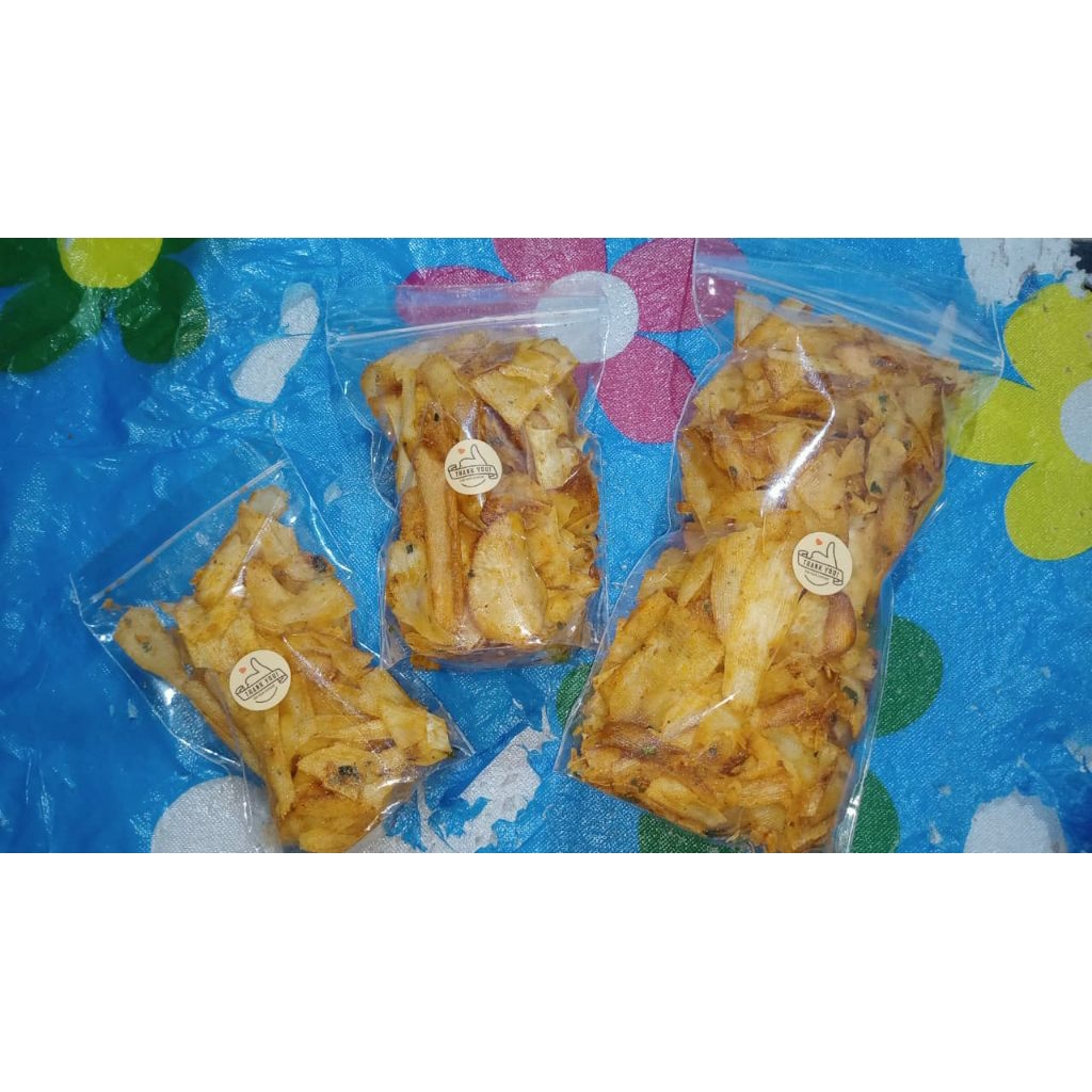 KERIPIK BREKELE KRIPIK BREKELE SINGKONG KERIPIK BREKELE TELA TELO ORIGINAL PEDES ASIN BALADO JAGUNG 