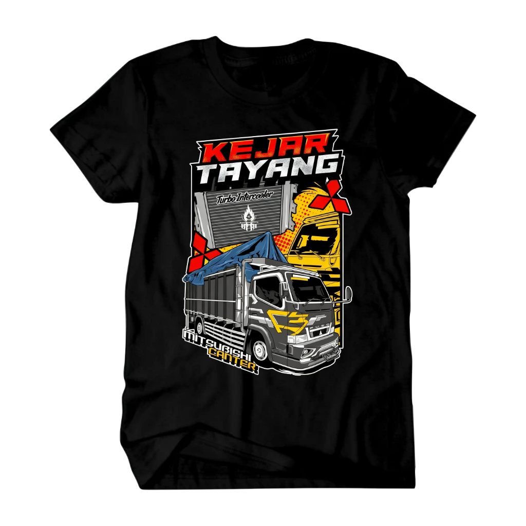 Kaos Pria Truck Mania Canter Keren Distro Lengan Pendek Premium