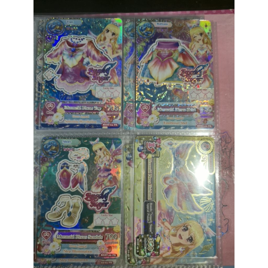 aikatsu premium angely sugar mermaid pisces set ichigo hoshimiya