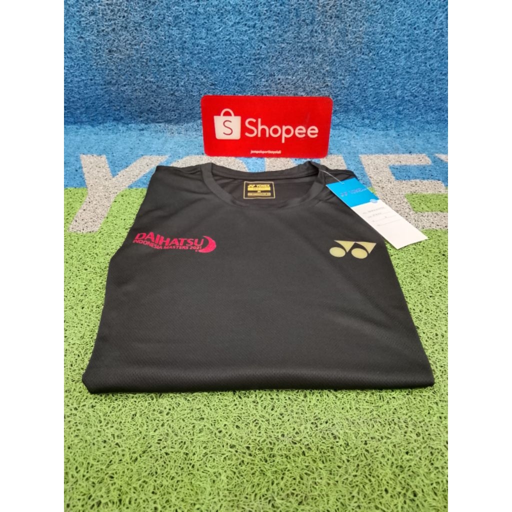 KAOS BADMINTON YONEX RM-N019-1810-P19-S JET BLACK (SUNRISE)
