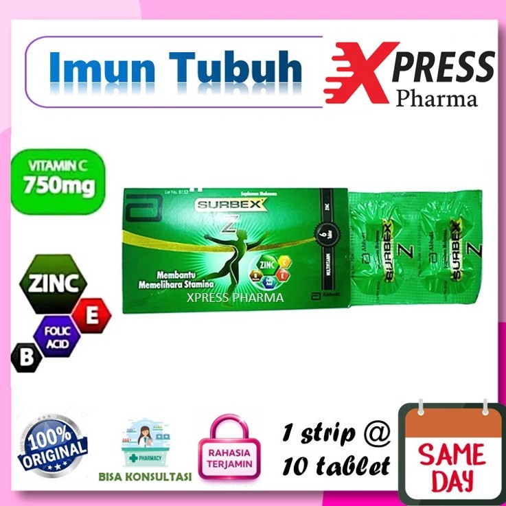 XPRESS  Surbex Z 6 Tablet Vitamin Stamina Surbek