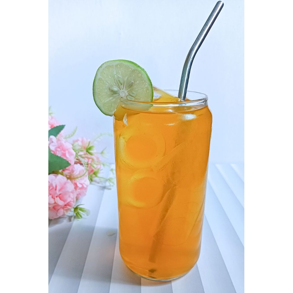 Gelas Kaca Model Kaleng Soda/Gelas Aesthetic/Gelas Soda/Gelas Cafe