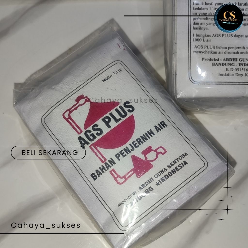 Penjernih Air AGS PLUS Bahan Penjernih air 1 Pack