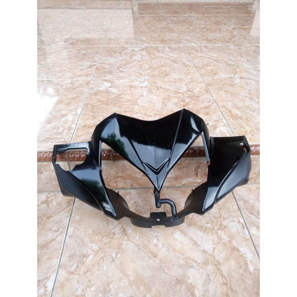 Batok depan totok Supra x 125 Batman ORI ABS warna hitam kilap