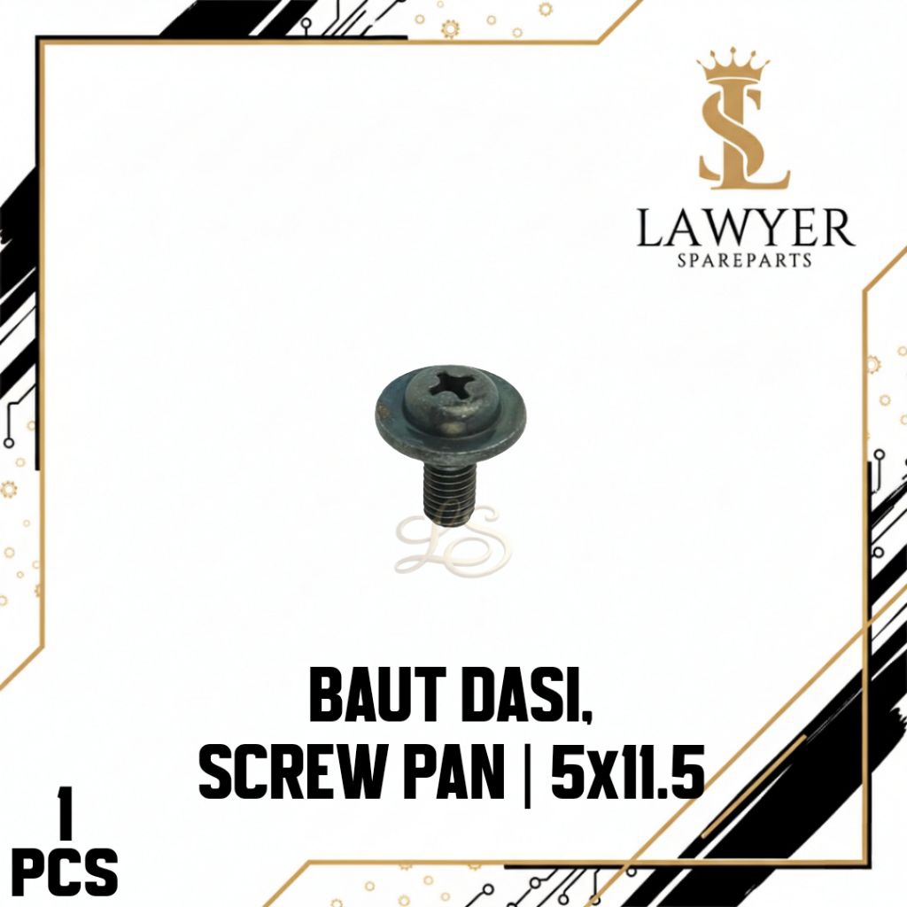 Baut Dasi for Handle Pipe Cover Setang Kemudi Speedometer Motor Revo FI Supra X 125 FIT Blade 110 | 