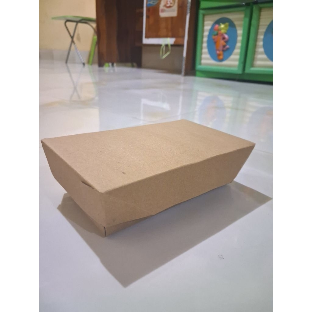 Dos Kraft Ukuran M Merk BETAPACK isi 50 pcs (Kraft Packaging Nasi)