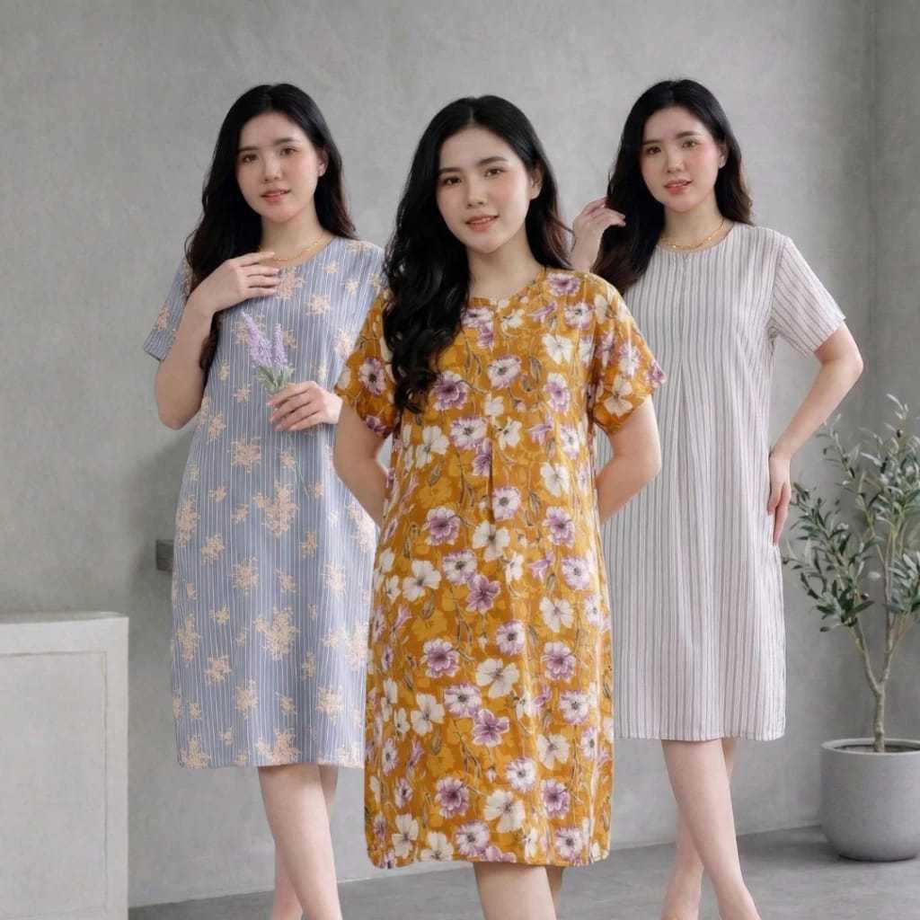 Nagita Daster Habel Rayon Premium Busui Friendly